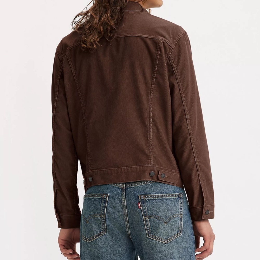 Levi's Dark Brown Denim Jacket - Picture 5 of 5